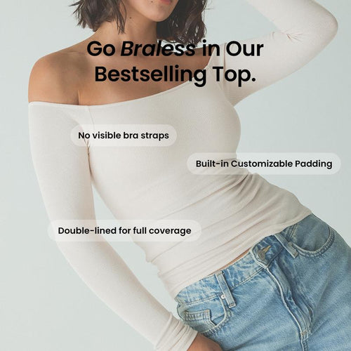 Braless Off Shoulder Top